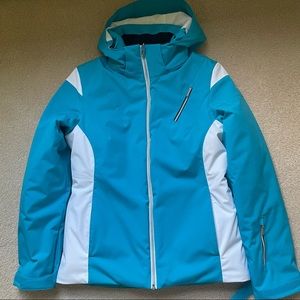 Spyder Blue and White Ski Jacket